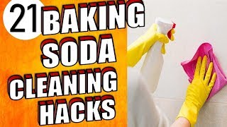 21 Genius Baking Soda Cleaning Hacks for Your Home [upl. by Mairhpe]