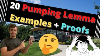 Pumping Lemma for Regular Languages TWENTY Examples and Proof Strategies [upl. by Lyrak293]