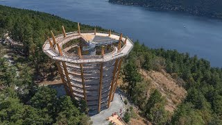 Malahat SkyWalk officially opens on Vancouver Island [upl. by Xineohp]