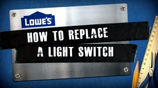 How to Replace a Light Switch [upl. by Ott710]