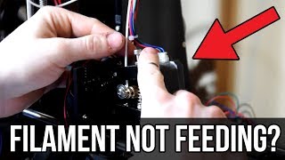 3D Printer Filament not Feeding FIXED [upl. by Edveh129]