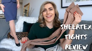 HONEST SHEERTEX TIGHTS REVIEW  Flight Attendant Life [upl. by Aillicirp]