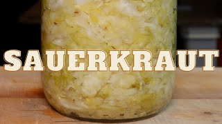 Sauerkraut  How to Make the Easiest Sauerkraut Recipe [upl. by Auhel]