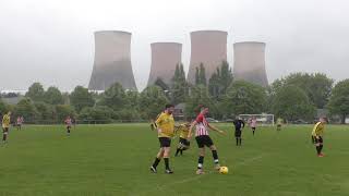 Football match interrupted by power station demolition explosion [upl. by Anyat]