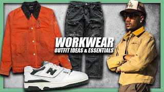 Mens Workwear Outfit Ideas amp Essentials Dickies Carhartt Levis [upl. by Romina976]