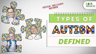 Types Of Autism  Special Education Decoded [upl. by Nylyahs]