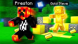 I FOUND GOLD STEVE in MINECRAFT SCARY SECRET [upl. by Alejna]